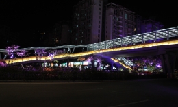 深圳前海路星光大道景觀照明 深圳前海路星光大道景觀照明